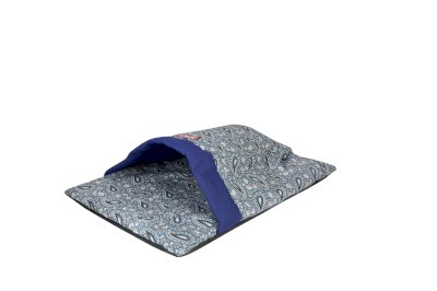Лежак Конверт с одеялом (хлопок) огурцы синий
